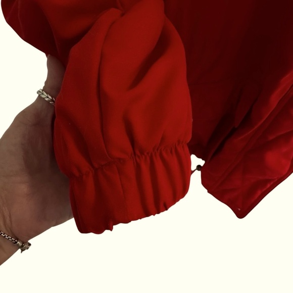 London Fog Red Fur-Trimmed Women's puffer  Parka coat size Large Petite - Picture 7 of 11